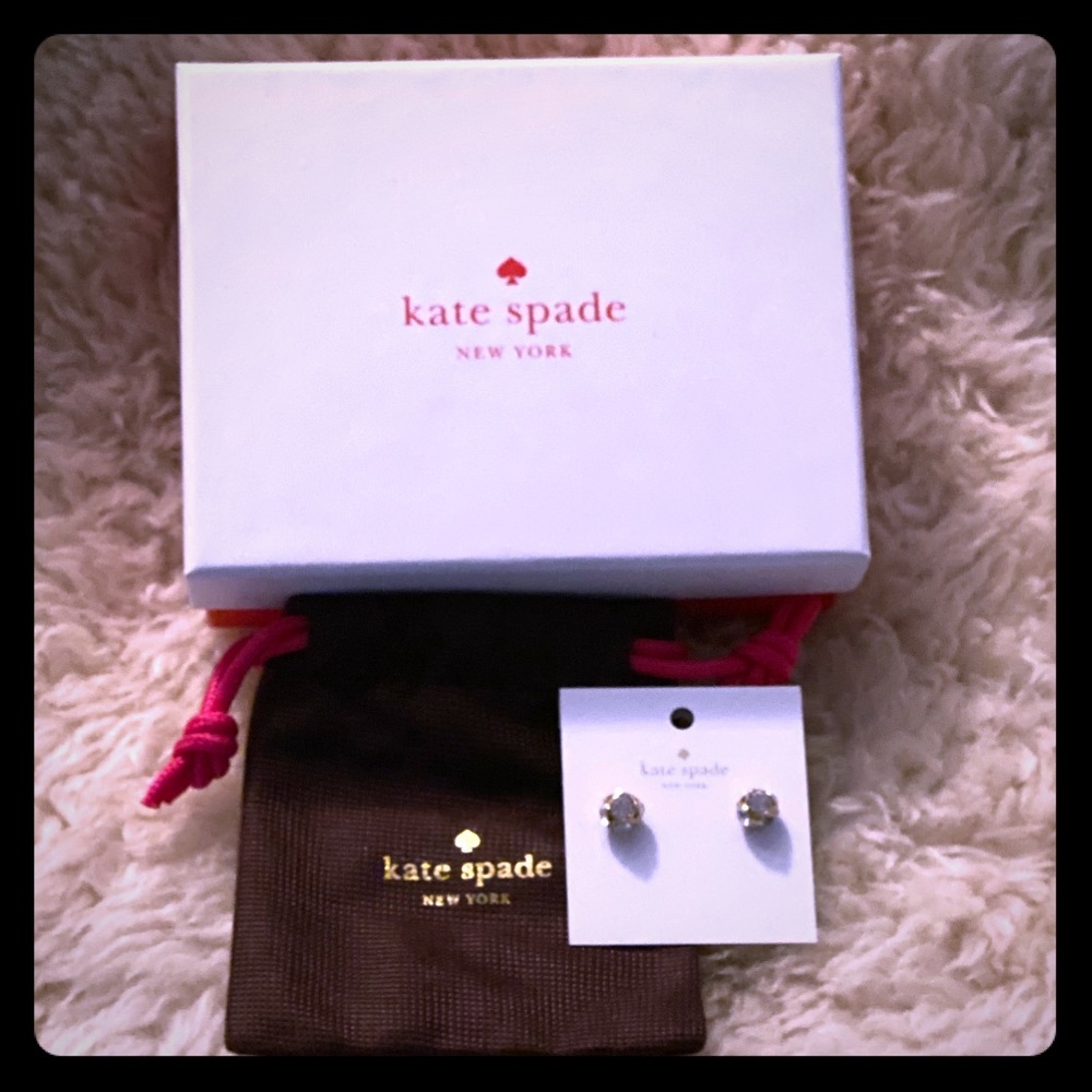 Kate Spade Pavé Rhinestone Stud Earrings